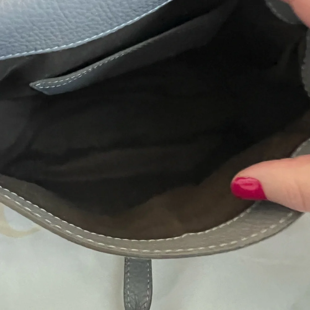 Chloe Marcie large Saddle bag grey - Picture 5 of 13